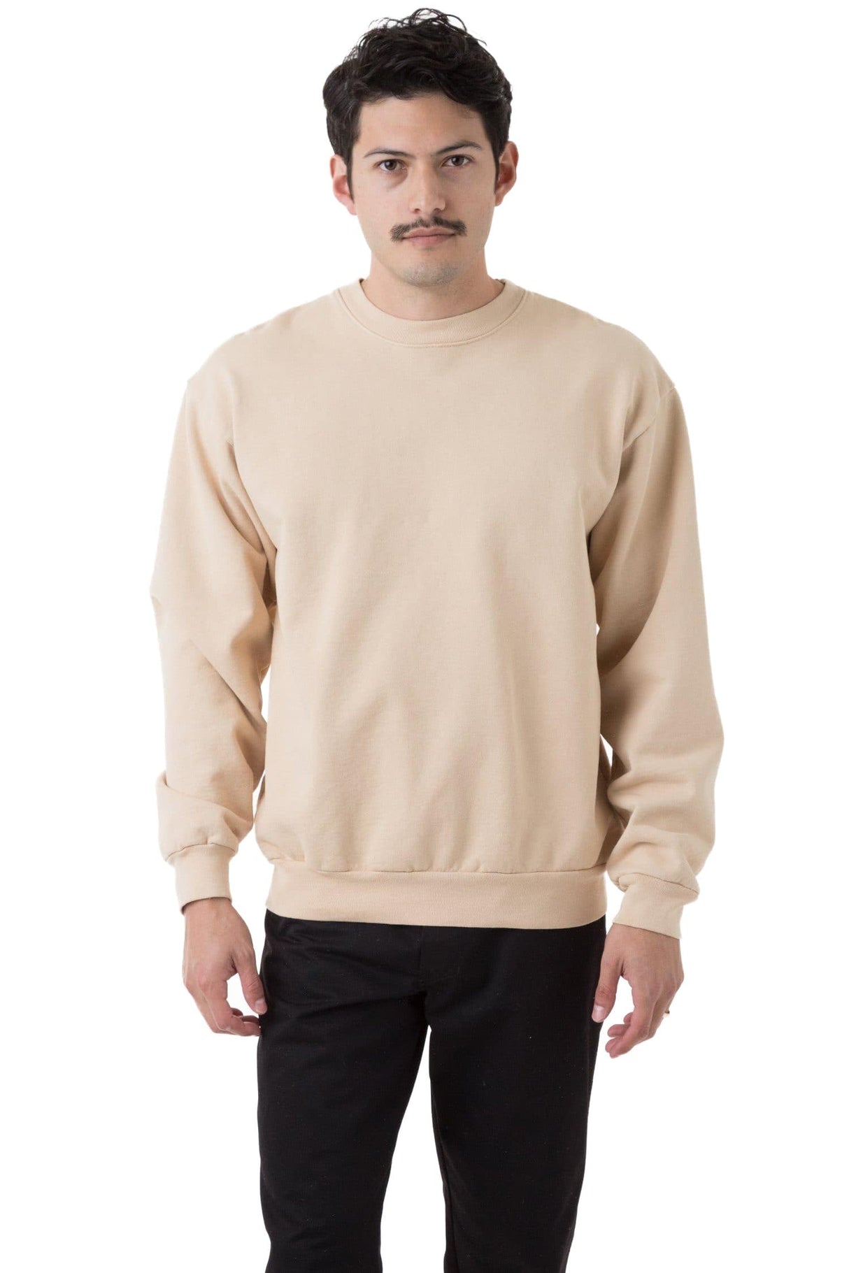Los Angeles Apparel Heavy Fleece Crewneck Sweater (Garment Dye 2)