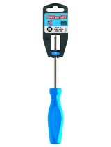 CHANNELLOCK R030H #0 x 3-inch Professional Square Recess Screwdriver, Magnetic Tip, Made in USA, Molded Tri-Lobe Grip