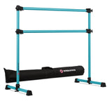 VITA Barre Portable Freestanding Double Ballet Barre, Prodigy, with Carry Bag | Adjustable Height, USA Made, Home or Gym Exercise Equipment for Kids & Adults | Dance, Fitness, Pilates