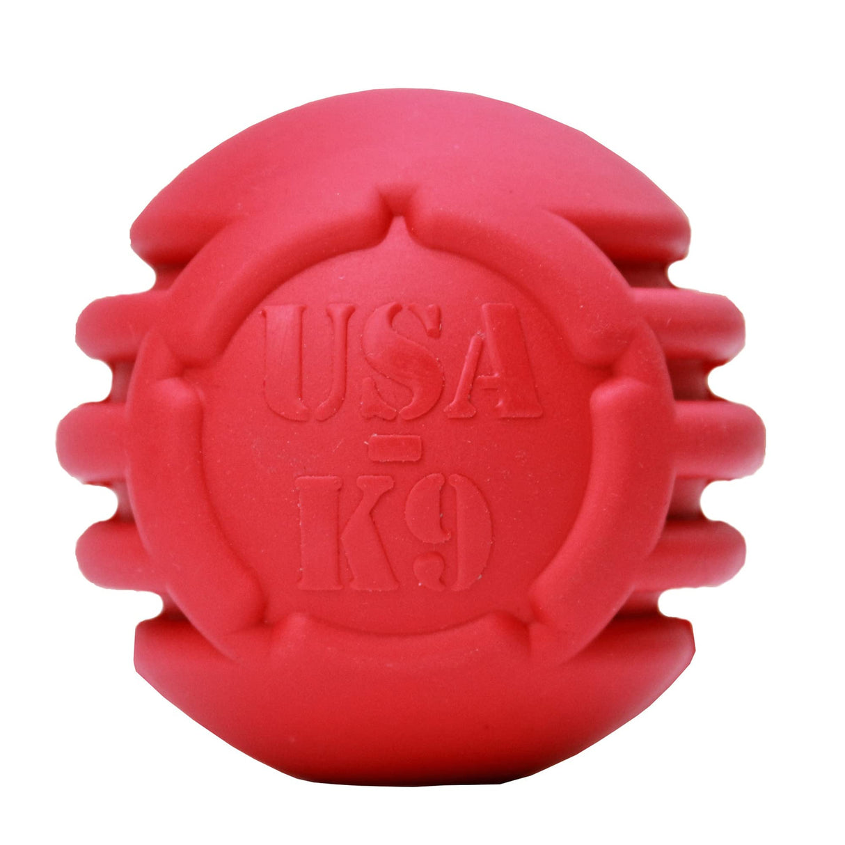 SodaPup USA-K9 Stars & Stripes – Durable Dog Ball Toy & Chew Toy Made in USA from Non-Toxic, Pet-Safe, Food Safe Natural Rubber for Bonding, Mental & Physical Exercise, Problem Chewing, Calming & More