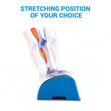 Multitask hands free while you stretch your calves for plantar fasciitis, foot pain, Achilles tendinitis, and more. Made in the USA. (Blue)