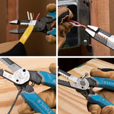 Klein Tools K12035 Klein-Kurve Wire Cutters, Heavy Duty Wire Stripping Tool, Made in USA