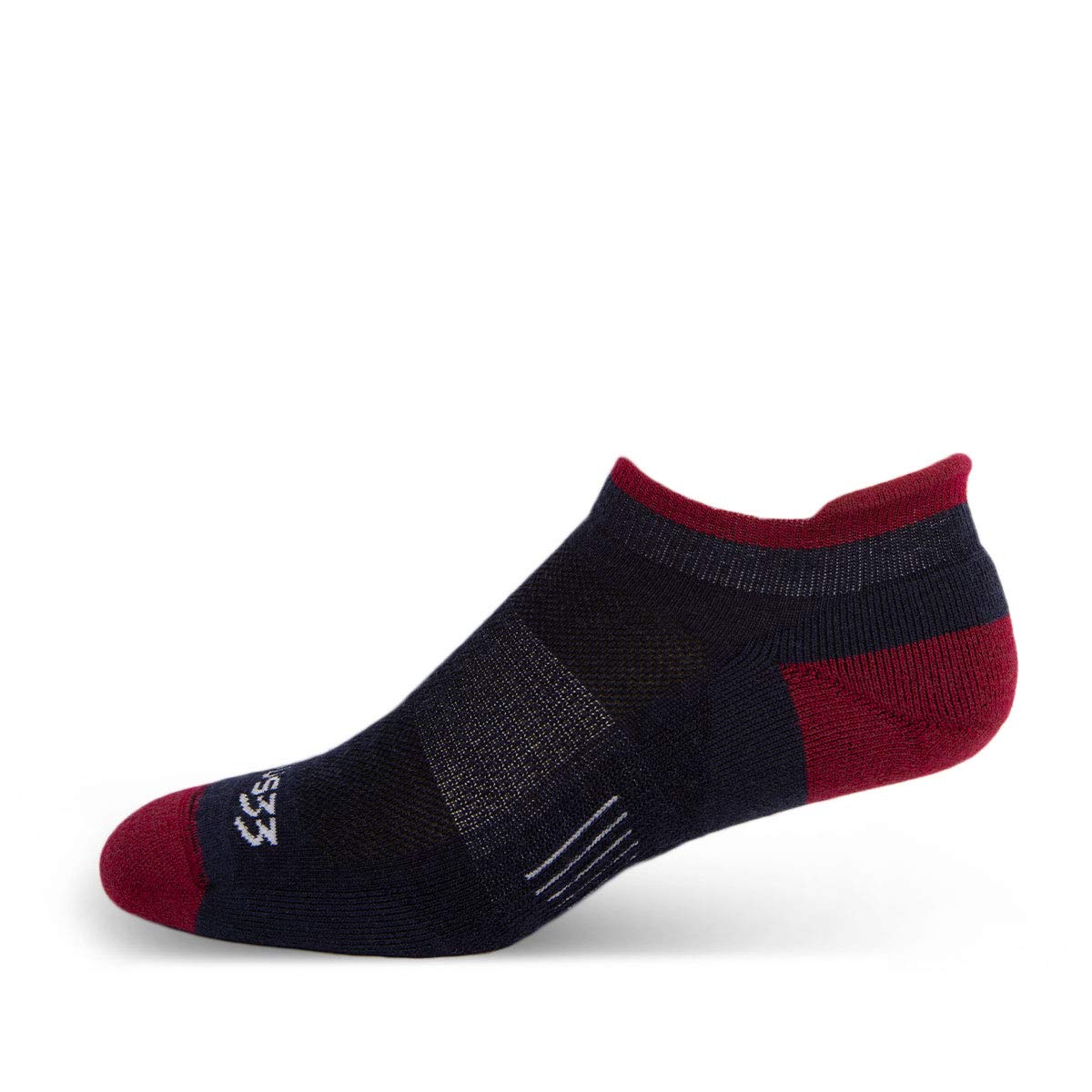 USA Made - No Show Tab Socks - Running Socks - Merino Wool - Mountain Heritage