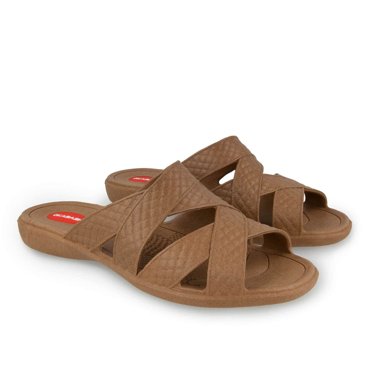 OKABASHI Women’s Cross Strap Flip Flops - Sandals