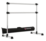 VITA Barre Portable Freestanding Double Ballet Barre, Prodigy, with Carry Bag | Adjustable Height, USA Made, Home or Gym Exercise Equipment for Kids & Adults | Dance, Fitness, Pilates
