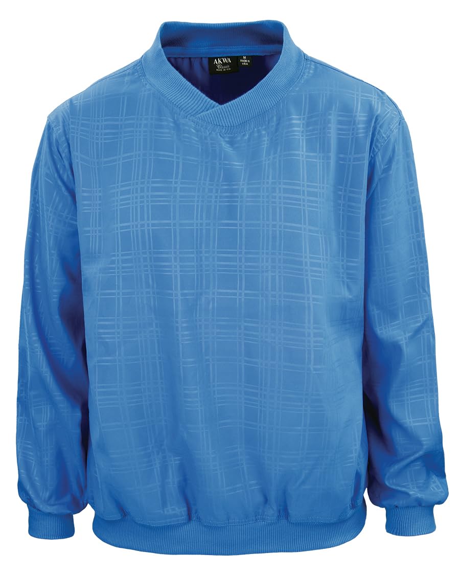 Akwa Men's Embossed Pullover Windshirt Made in USA