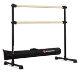 VITA Barre Portable Freestanding Double Ballet Barre, Prodigy, with Carry Bag | Adjustable Height, USA Made, Home or Gym Exercise Equipment for Kids & Adults | Dance, Fitness, Pilates
