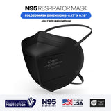 BNX N95 Mask NIOSH Certified MADE IN USA Particulate Respirator Protective Face Mask (10-Pack, Approval Number TC-84A-9315 / Model H95W) White