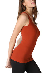 NIKIBIKI Women Seamless Basic Jersey Tank Top, Made in U.S.A, One Size