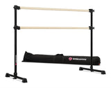 VITA Barre Portable Freestanding Double Ballet Barre, Prodigy, with Carry Bag | Adjustable Height, USA Made, Home or Gym Exercise Equipment for Kids & Adults | Dance, Fitness, Pilates