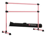 VITA Barre Portable Freestanding Double Ballet Barre, Prodigy, with Carry Bag | Adjustable Height, USA Made, Home or Gym Exercise Equipment for Kids & Adults | Dance, Fitness, Pilates
