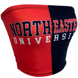 Lojobands Women's Tailgate Outfit College Two Tone Color Block Tube Top Made in USA One Size Fits Most