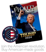 Fight for Trump Flag Wall Home Room Tapestry MAGA Garden Poster Rally Shooting 2024 Patio Banner Yard Sign Outdoor House Patriotic Decorations, Republican Gifts Made in USA