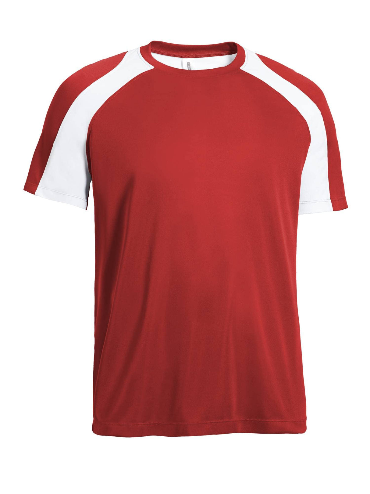 Expert Brand USA-Made Men's Drimax Dry Fit Raglan Colorblock Athletic T-Shirt