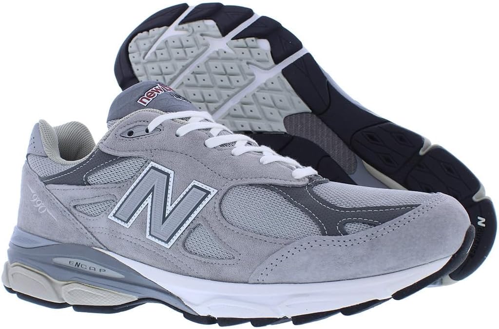 New Balance 990v3 Mens Shoes Size 13, Color: Grey/White