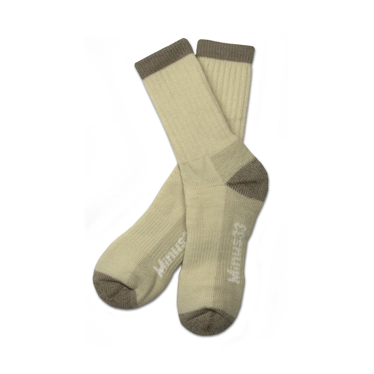 Merino Wool Crew Hiking Sock - Moisture Wicking Sock - Cushioned Sock