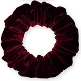 Velvet Scrunchies Jumbo Size Plush Big Ponytail Holders Thick Braided Locked Hair Big Made in the USA Green Pine