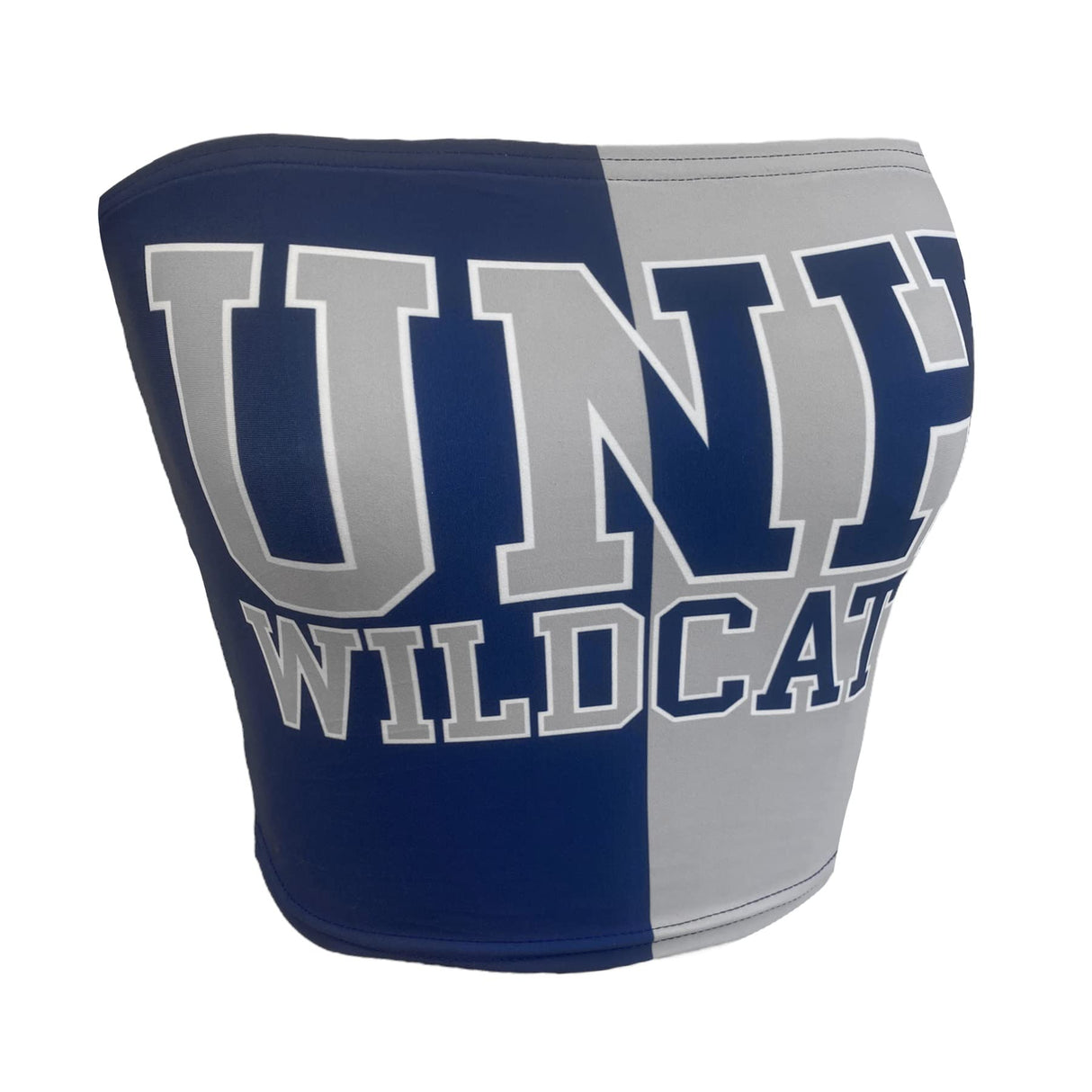 Lojobands Women's Tailgate Outfit College Two Tone Color Block Tube Top Made in USA One Size Fits Most