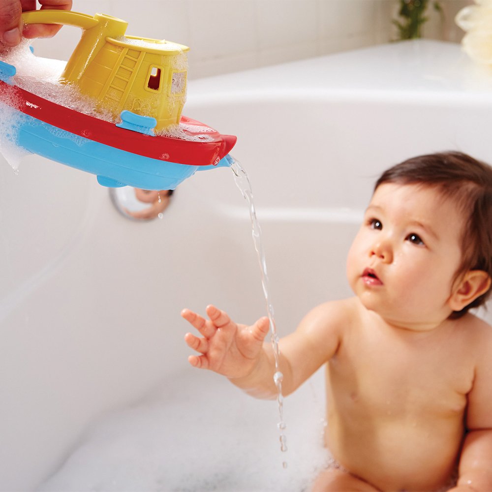 Green Toys My First Tugboat - BPA, Phthalates Free Bath Toys for Kids, Toddlers. Toys and Games