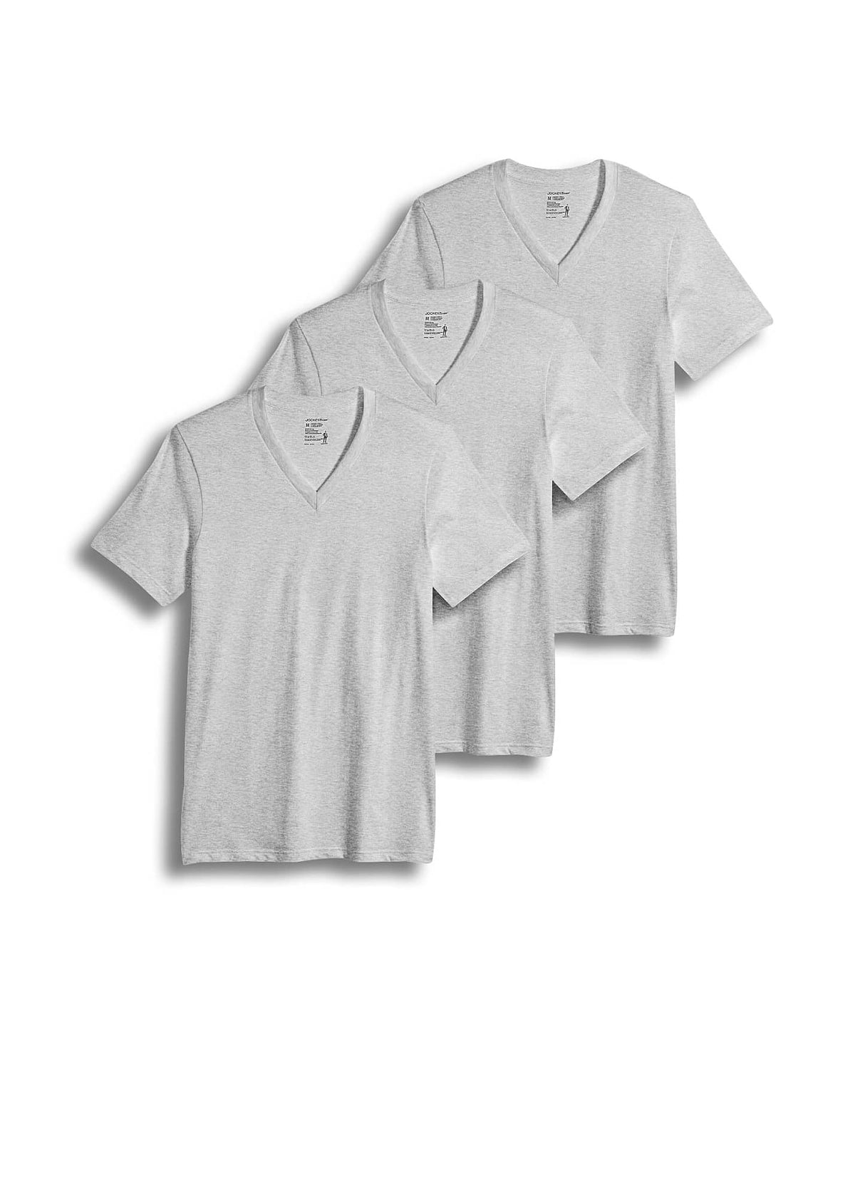 Jockey Men's Undershirt Classic V-Neck - 3 Pack