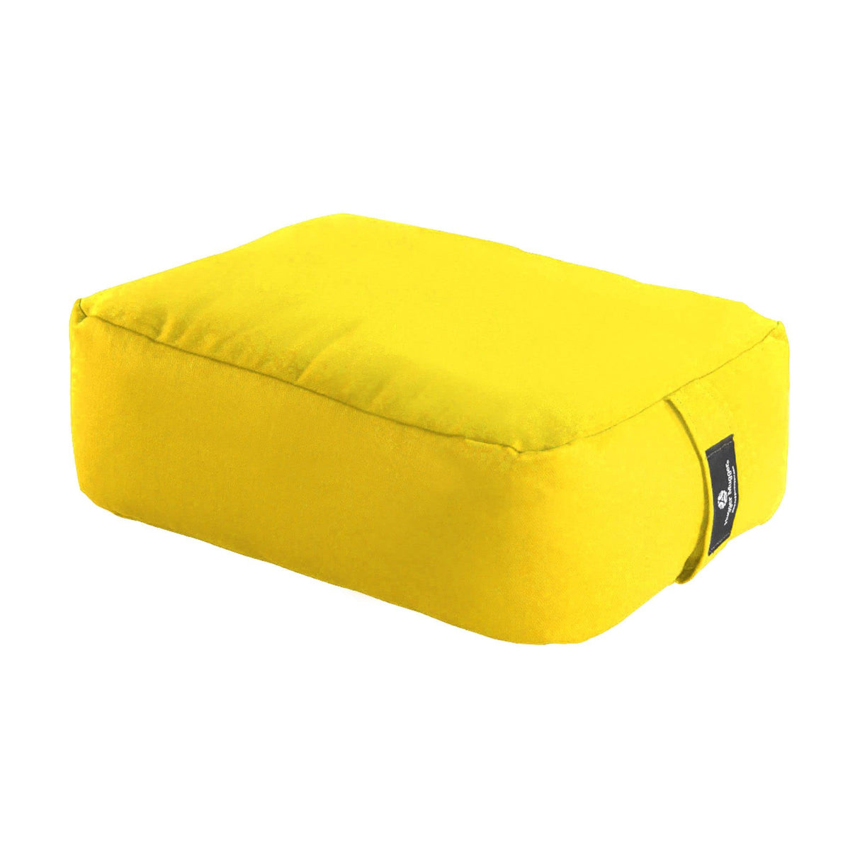 Hugger Mugger Zen Meditation Cushion - Wider Base, Use Horizontally or Vertically, Buckwheat Filled, Durable Fabric, Handmade in USA