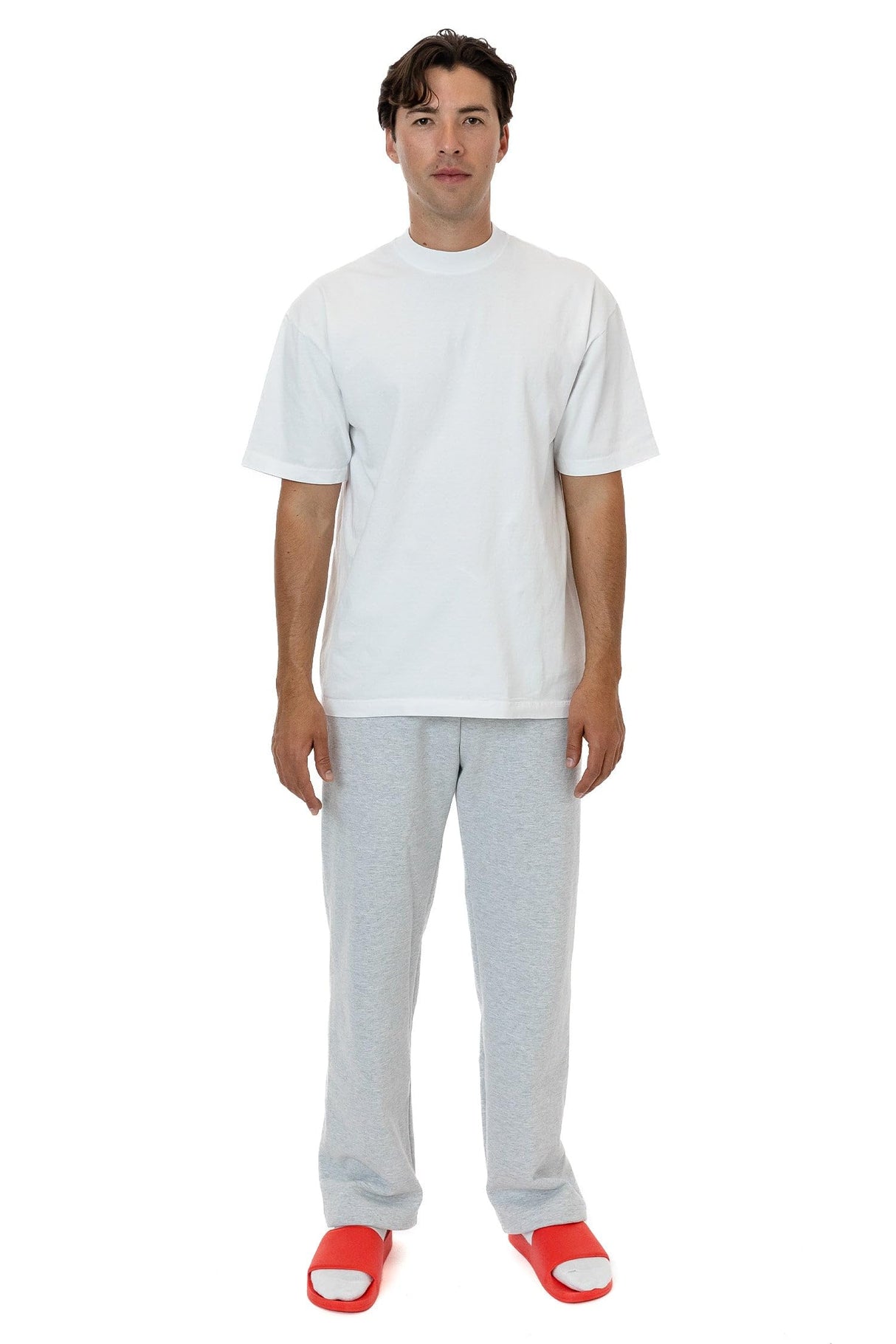 Heavy Fleece Wide Leg Sweatpants (Piece Dye)