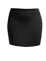 J. LOVNY Women's Elastic Waistband Stretch Bodycon Mini Length Pencil Skirt Made in USA