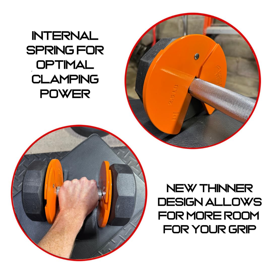 Micro Gainz Dumbbell Fractional 2.5 lb Weight Plate, Ideal for Micro Loading, (Choose Color) 2 Piece Fractional Weight Plates, Designed for Dumbbell Training, Made In USA