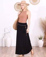 Popana Womens Long Maxi Skirt - Made in USA Long Skirts for Women Trendy - Casual Convertible Sundress Plus Size Maxi Skirt