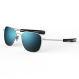 Mens or Womens Aviator Sunglasses, Matte Chrome, Classic, Polarized and Non-Polarized with UV Protection by Randolph USA