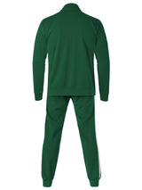 Hat and Beyond Mens Made in USA Premium Track Jacket & Pants Striped Sweatsuit Athletic Casual Essentials Gym