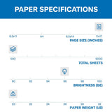 Hammermill Printer Paper, 20 Lb Copy Paper, 8.5 x 11 - 3 Ream (1,500 Sheets) - 92 Bright, Made in the USA, 500 Count (pack of 3)