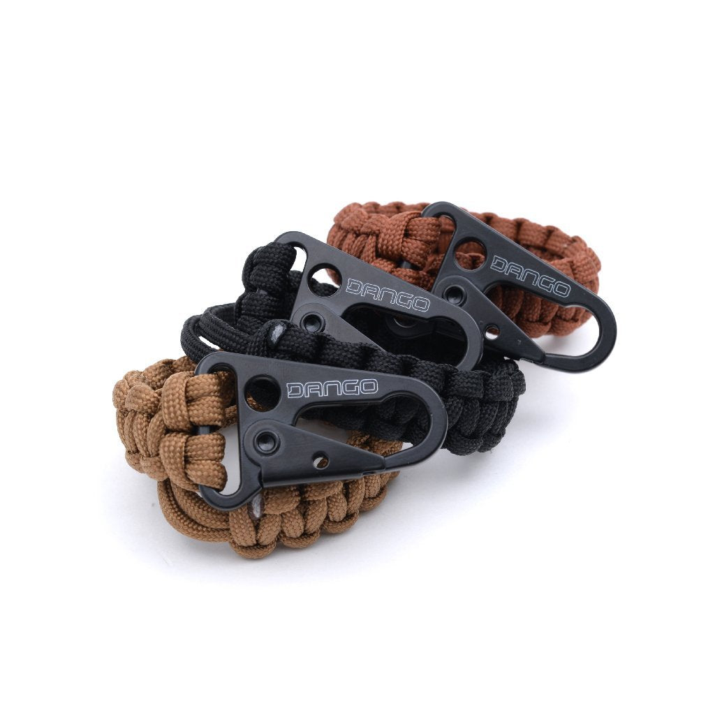 Dango EDC Tether - Cobra Weave 550 Paracord - 6 Inch Woven, 10 Feet Unraveled