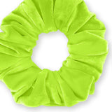 Velvet Scrunchies Premium Plush Soft Ponytail Holder Made in the USA Black