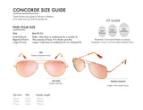 Randolph USA | Concorde Classic Aviator Sunglasses for Men or Women 100% UV