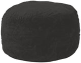 Chill Sack Bean Bag Chair: Giant 5' Memory Foam Furniture Bean Bag - Big Sofa with Soft Micro Fiber Cover - Black