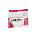 Arrow 186 T18 3/8-Inch Leg Length, 3/16-Inch Crown Size, Staples 1,000 Count, Made in the USA