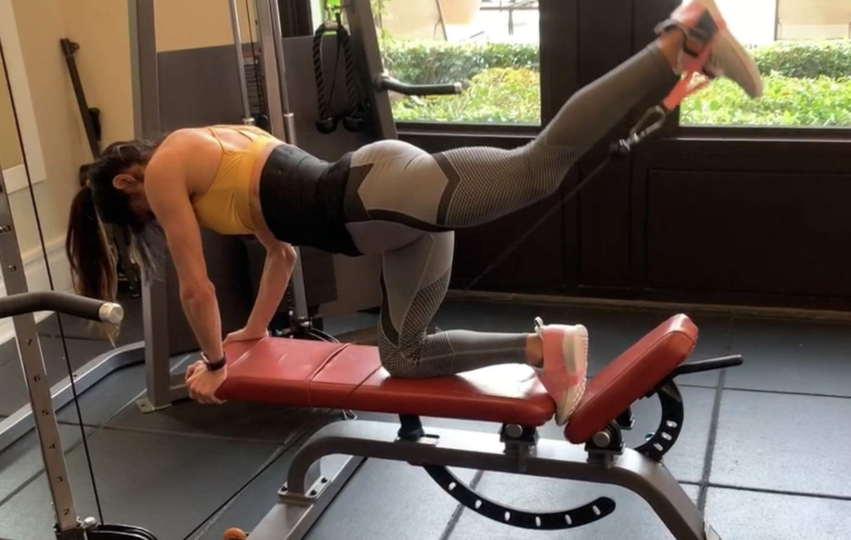 Glute Kickback PRO “Patented” 100% Made in The USA - Cable Machine Ankle Straps