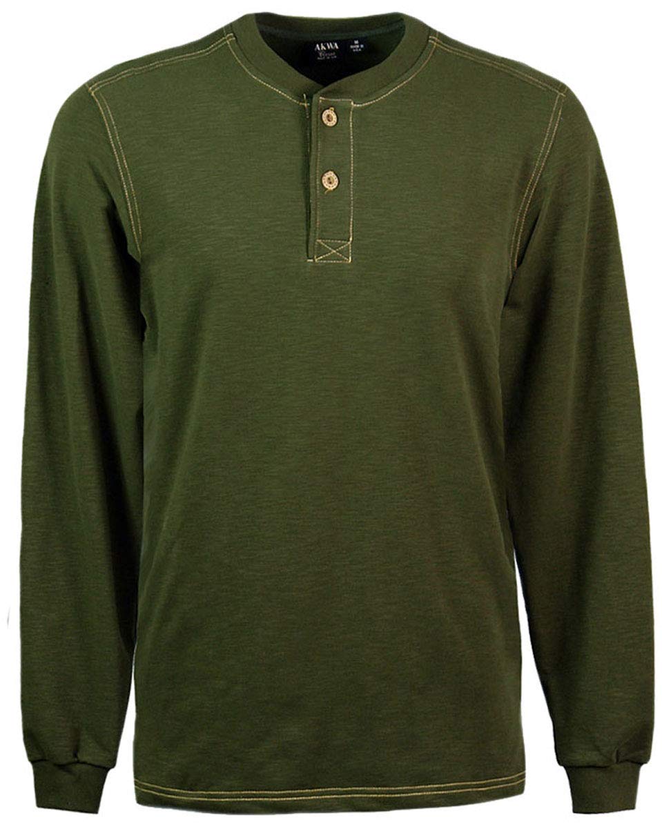 Akwa Men's Henley Made in USA
