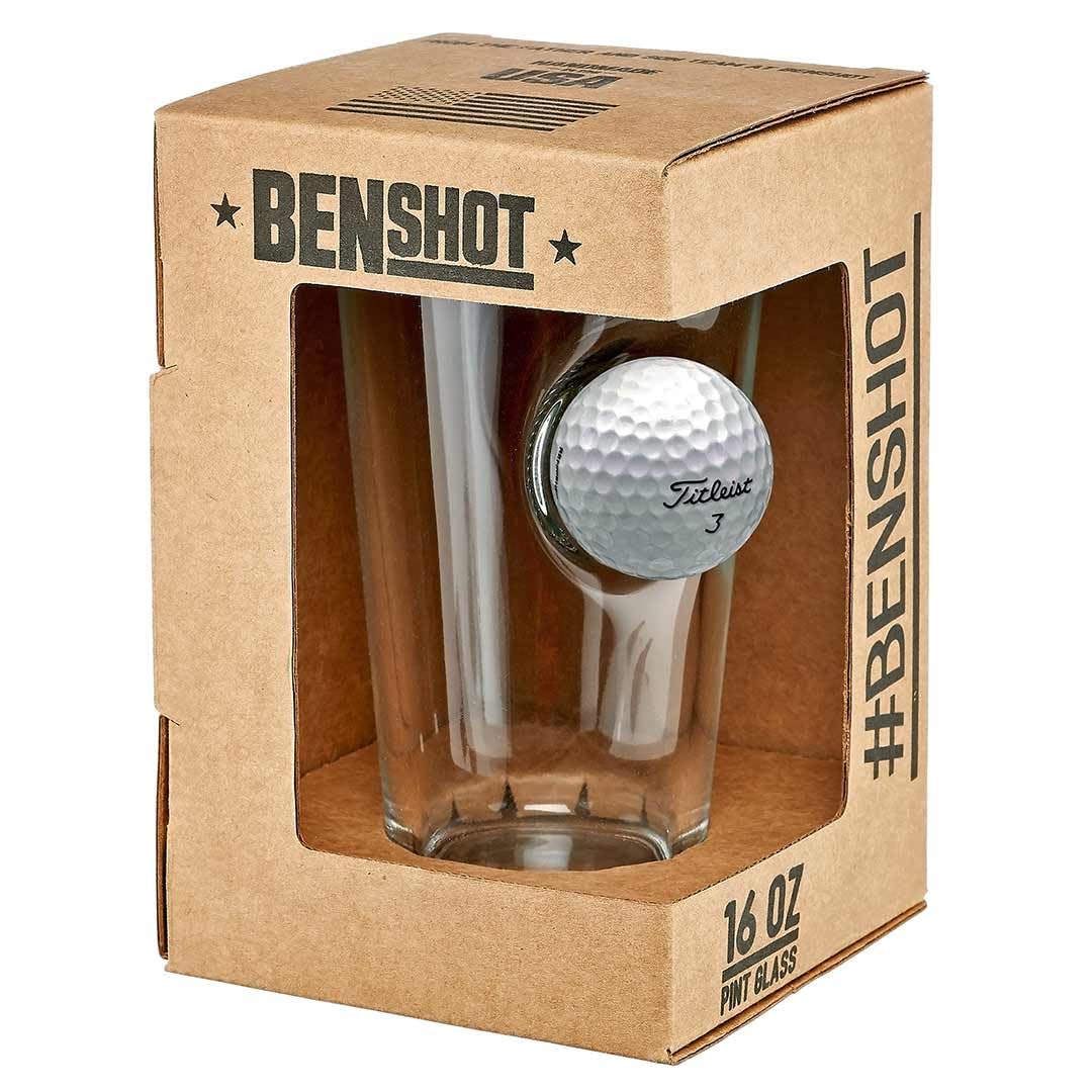 BenShot Golf Ball Wine Glass - 15oz | Made in the USA