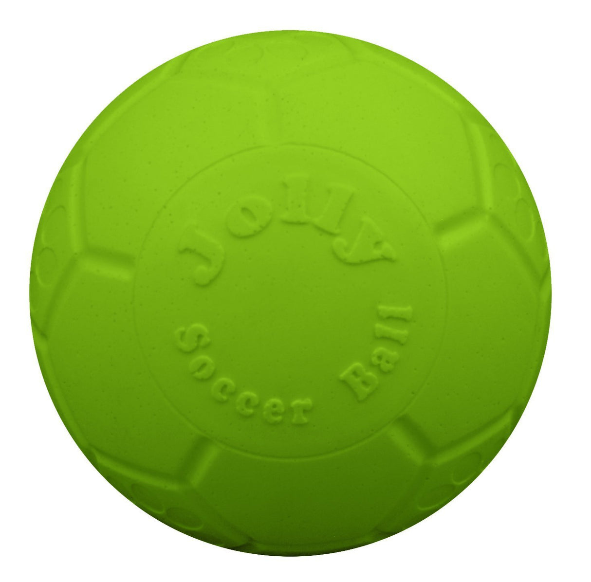 Jolly Pets Medium Soccer Ball Floating-Bouncing Dog Toy, 6 inch Diameter, Apple Green (SB06 GR)