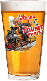 Donald Trump Won Pint Glass Gift for Dad from Daughter, Son - Dad Gifts - Dad Birthday Gift Ideas - Cool Christmas Gifts for Dad - Present for Dad 16 oz Pint Glass Beer Glass