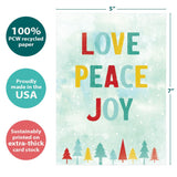 Tree-Free Greetings - Happy Holidays Greeting Cards - Artful Designs - 12 Cards + Matching Envelopes - Made in USA - 100% Recycled Paper - 5"x7" - Kringle Tree Farm (HP60629)