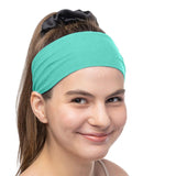 Women's Cotton Headbands Sweatbands 3" Wide Sports Fitness Yoga Fashion Made in USA