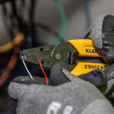 Klein Tools 11047 Wire Stripper / Cutter, Made in USA, Compact, Lightweight, Hardened Steel, Precision Ground, for Stranded and Solid Wires
