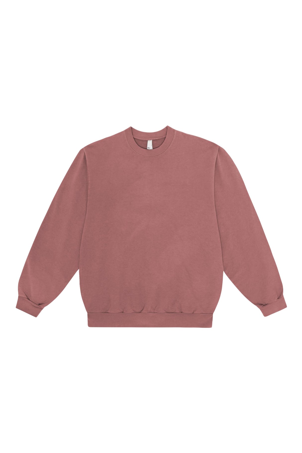 Long Sleeve Garment Dye French Terry Pullover