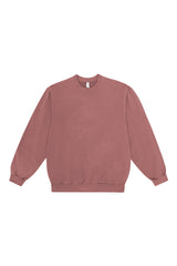 Long Sleeve Garment Dye French Terry Pullover