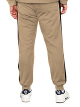Hat and Beyond Mens Premium USA Made Striped Track Suit Athletic Casual Running Workout Sweat Suit Combo Track Jacket & Pant