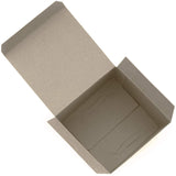 Made in USA 10-Count Recycled Brown Kraft Gift Boxes (5" X 5" X 3") with Tuck Lids for Weddings, Crafting and Baking Packaging Needs