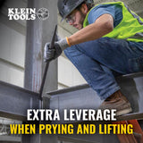 Klein Tools 3246 Round 7/8-Inch x 36-Inch Connecting Bar, Made in USA, Sleever Bar for Aligning, Prying and Chiseling